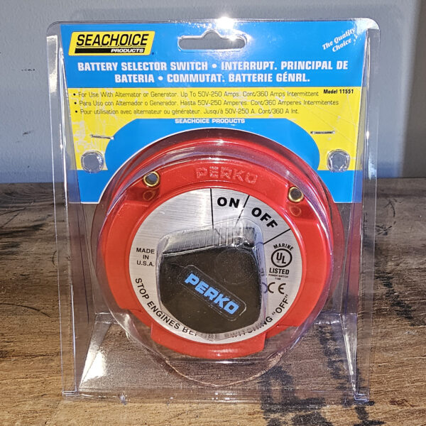 Battery on off selector switch